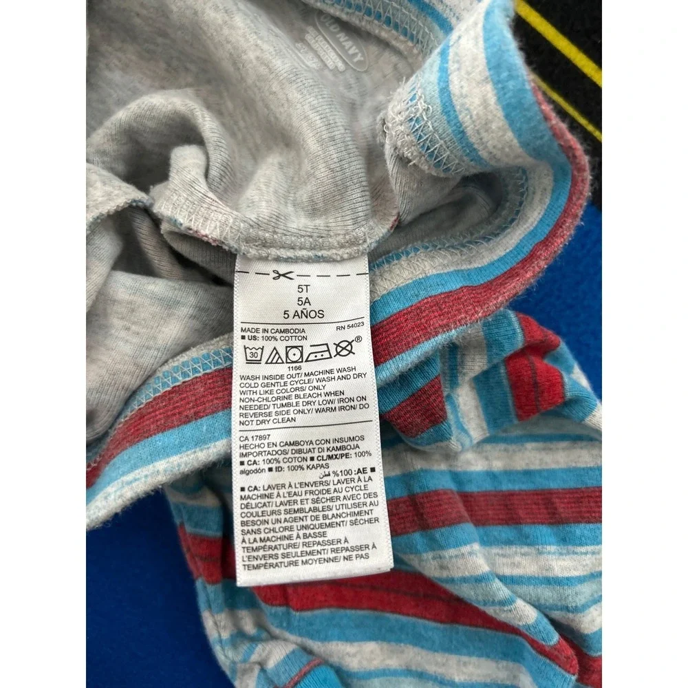 Lot of 14 Boys Size 5T Pajamas PJs Old Navy sleep shorts shirts pants
